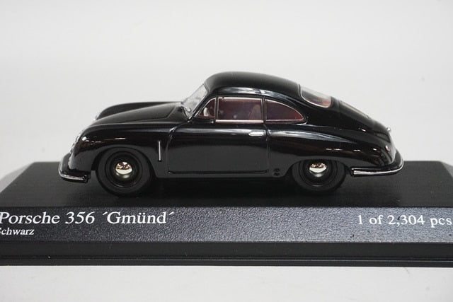 1:43 MINICHAMPS 400065120 Porsche 356 Gmund Coupe 1949 Black model car