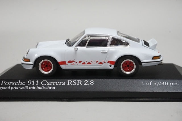 1:43 MINICHAMPS 430736900 Porsche Carrera RSR 2.8 1973 White model car