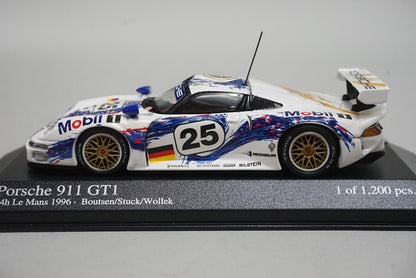 1:43 MINICHAMPS 430966625 Porsche 911 GT1 LM 24H 1996 #25 model car