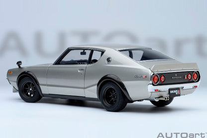 [ Pre-order ] 77466 AUTOart 1:18 Nissan Skyline 2000GT-R (KPGC110) Tuned Version Silver