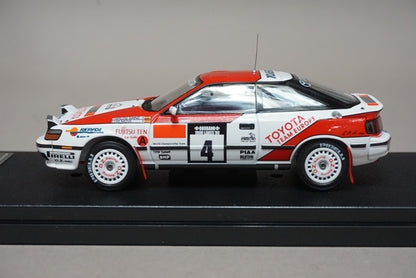 1:43 HPI 8573 Mirage Toyota Celica GT-Four 1000 Lakes 1990 #4 model car