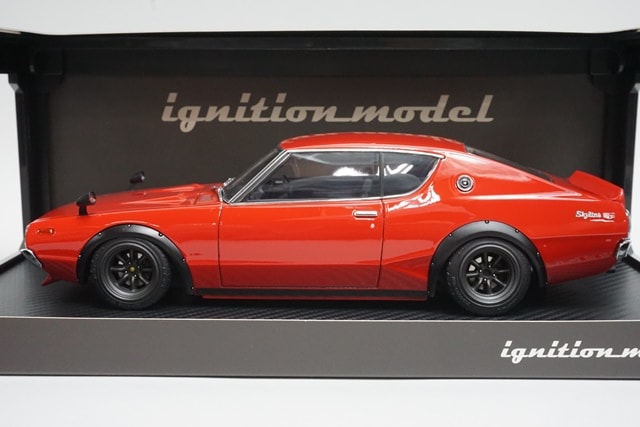 1:18 ignition model IG1845 Nissan Skyline 2000 GT-R (KPGC110) Red model car