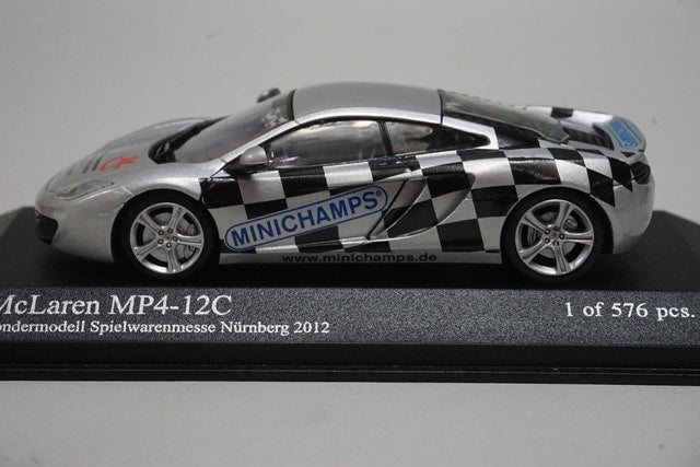 1:43 MINICHAMPS 533133023 McLaren MP4-12C 2011 Nuremberg Toy Fair 2012 model car