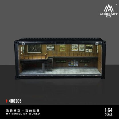 MO400205 MoreArt 1:64 Container Repair Shop CONTAINER REPAIR SHOP SCENE Diorama