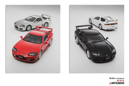 GM64001BK GaChi Models 1:64 Mitsubishi GTO (1998) 3000GT Black