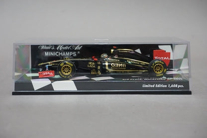 1:43 MINICHAMPS 410110109 Lotus Renault GP R31 Malaysian GP 2011 #9 N. Heidfeld