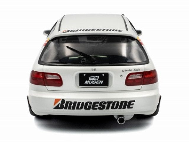 S1810404 SOLIDO 1:18 Honda Civic EG6 Solid Works Mugen 1992 White model car