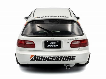 S1810404 SOLIDO 1:18 Honda Civic EG6 Solid Works Mugen 1992 White model car