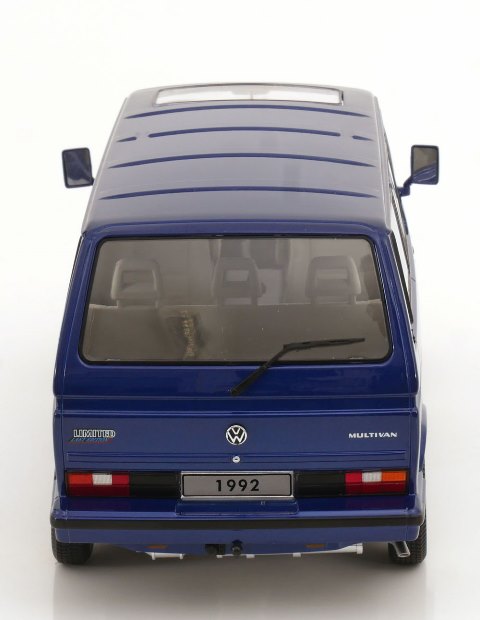 [ Pre-order ] KKDC180141 KK scale 1:18 VW Volkswagen Bus T3 Multivan 1992 Limited Last Edition Blue Metallic