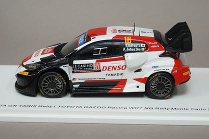 1:43 Spark S6693 Toyota GR Yaris Rally 1 Gazoo Racing WRT NG Rally Monte Carlo Rally 2022 #18 model car