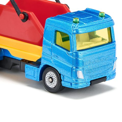 SK1695 SIKU HGV with skip and trailer