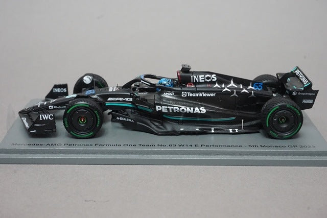 1:43 SPARK S8578 Mercedes-AMG Petronas F1 Team W14 E-Performance Monaco GP 5th 2023 #63 G. Russell model car