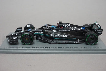 1:43 SPARK S8578 Mercedes-AMG Petronas F1 Team W14 E-Performance Monaco GP 5th 2023 #63 G. Russell model car