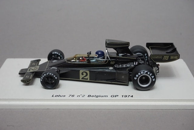 1:43 SPARK S1770 Lotus 76 Belgian GP 1974 #2 J. Ickx model car