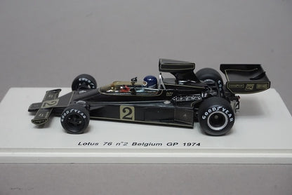1:43 SPARK S1770 Lotus 76 Belgian GP 1974 #2 J. Ickx model car