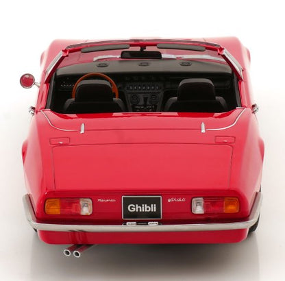 [ Pre-order ] KKDC181301 KK scale 1:18 Maserati Ghibli Spyder 1970 red