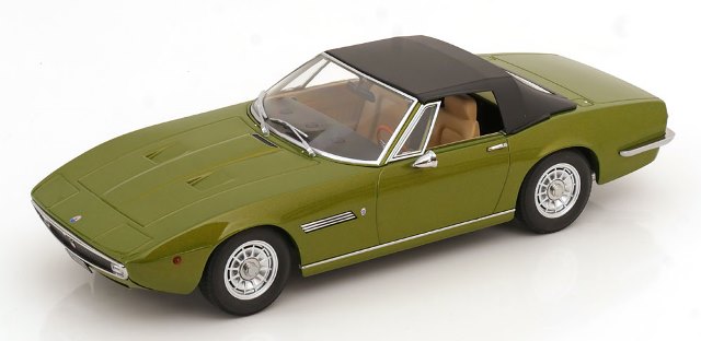 [ Pre-order ] KKDC181302 KK scale 1:18 Maserati Ghibli Spyder 1970 light green-metallic