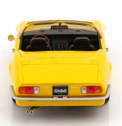 [ Pre-order ] KKDC181303 KK scale 1:18 Maserati Ghibli Spyder 1970 yellow