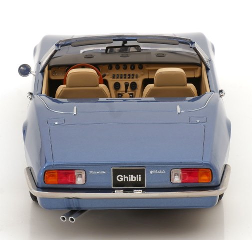 [ Pre-order ] KKDC181304 KK scale 1:18 Maserati Ghibli Spyder 1970 light blue-metallic