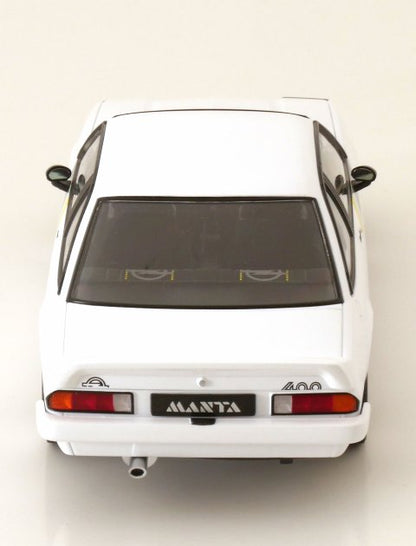 [ Pre-order ] 183302 NOREV 1:18 Opel Manta 400 1982 White MODELISSIMO Custom Order
