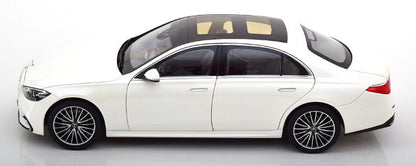 [ Pre-order ] 183801 NOREV 1:18 Scale Mercedes S-Class AMG-Line 2021 White Metallic MODELISSIMO Custom Order
