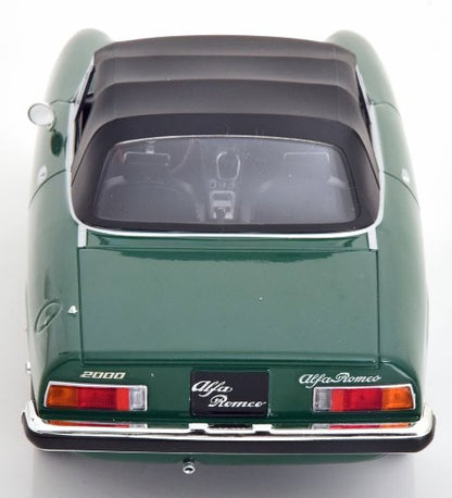 [ Pre-order ] 187881 NOREV 1:18 Scale Alfa Romeo 2000 Spider 1978 with Removable Softtop, Green, Custom Order from MODELISSIMO