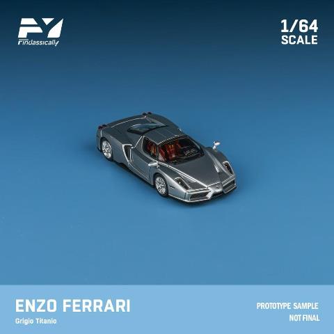 [ Pre-order ] FY64084 Finclassically 1:64 Enzo Grigio Titanio