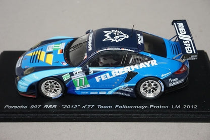 1:43 SPARK S3730 Porsche 997 RSR '2012' Team Felbermayr Proton Le Mans 2012 #77 model car