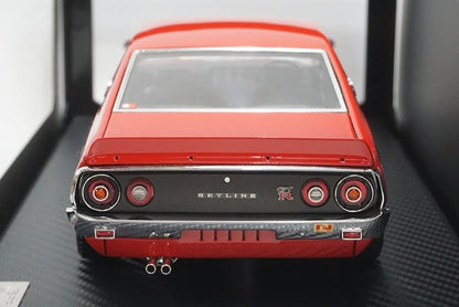 1:18 Ignition model IG3455 Nissan Skyline 2000 GT-R (KPGC) Red model car