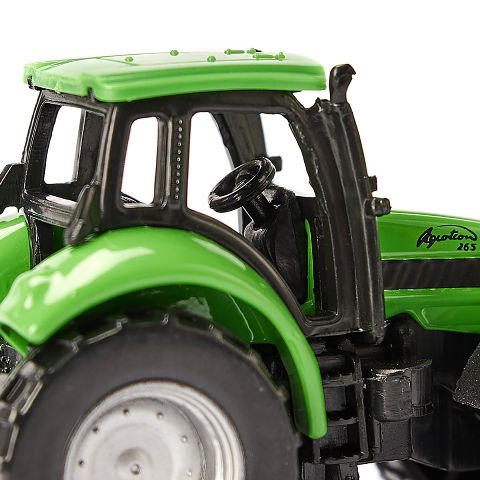 SK1606 SIKU DEUTZ-FAHR Tractor with 4-Wheel Trailer