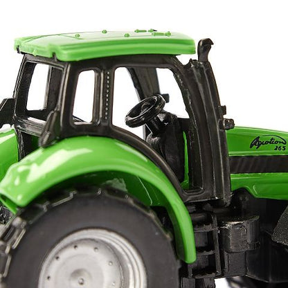 SK1606 SIKU DEUTZ-FAHR Tractor with 4-Wheel Trailer
