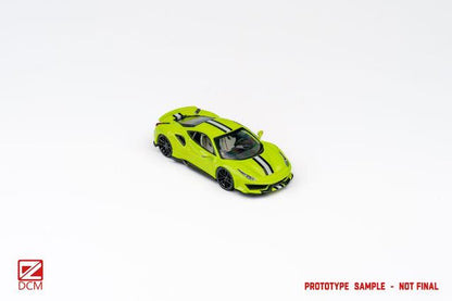 [ Pre-order ] DCM 1:64 Novitec 488 pista Fluorescent green
