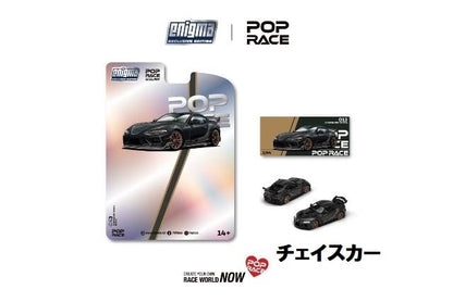 [ Pre-order ] PRE0013 POP RACE x Enigma 1:64 Toyota Supra DARWIN PRO 66G NWB SUPRA (A90) MIDNIGHT BLACK