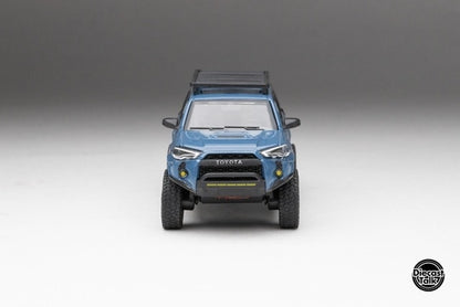 DTG0016-FR GCD Gaincorp Products 1/64 Toyota 4Runner TRD PRO Overland CavalryFront Runner x DiecastTalk Blue