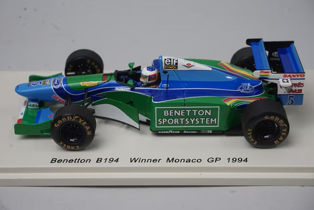1:43 Spark S4481 Benetton B194 Monaco GP 1994 #5 M. Schumacher model car