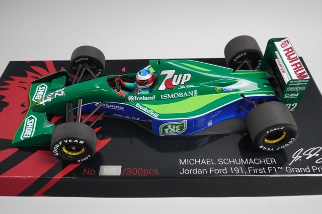 1:18 MINICHAMPS 113910132 Jordan Ford 191 F1 Debut Belgium GP 1991 #32 model car