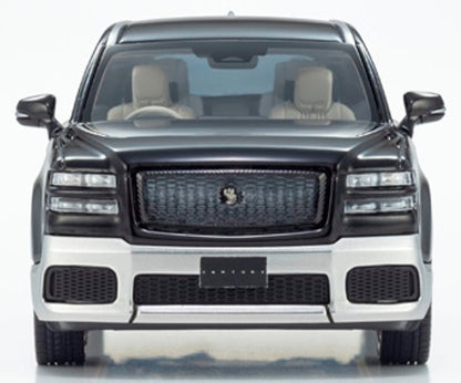 KS03926BS KYOSHO 1:43 Toyota Century (Rinpo) (Black/Silver) Interior: Fromage