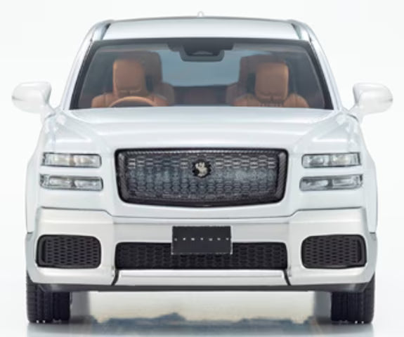KS03926WS KYOSHO 1:43 Toyota Century (Hakaku: White Crane) (White/Silver) Interior: Mid Brown