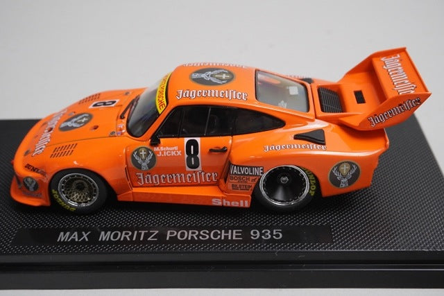 1:43 EBBRO 44132 Max Moritz Porsche 935 #8 Orange Jagermeister model car
