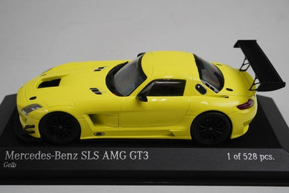 1:43 MINICHAMPS 410113201 Mercedes-Benz SLS AMG GT3 2011 Yellow model car