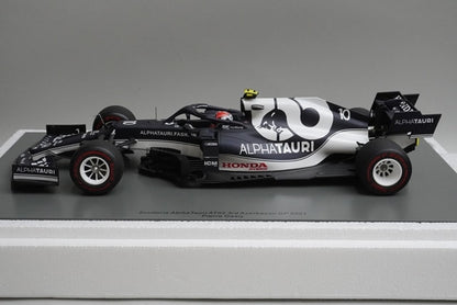 1:18 Spark 18S591 AlphaTauri Honda AT02 Azerbaijan GP 3rd 2021 #10 P.Gasly model car