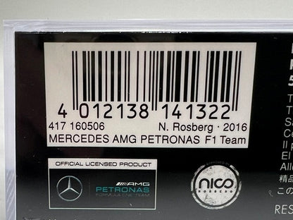 1:43 MINICHAMPS 417160506 Mercedes AMG Petronas F1 Team F1 W07 2016 #6 model car