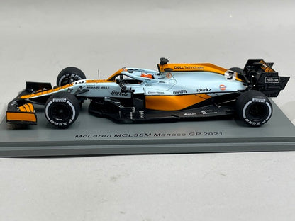1:43 Spark S7678 McLaren MCL35M MonacoGP 2021 #3 D. Ricciardo model car
