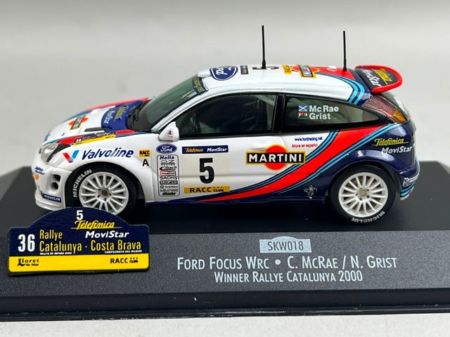 1:43 VITESSE SKW018 Ford Focus WRC CATALUNYA Rally 2000 #5 C. McRae N. Grist model car