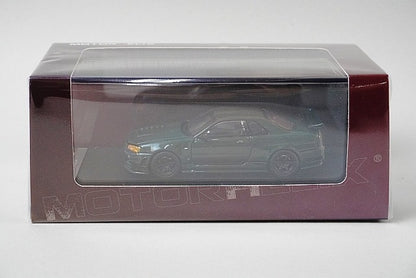 M63421 MOTORHELIX 1:64 Nissan Skyline GTR R34 (NISMO) Customised Dark Green