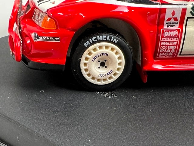 1:43 VITESSE SKM125 Mitsubishi Lancer EVO. VI SAFARI Rally Kenya 2000 #1 T. Makinen R. Mannistenmaki model car