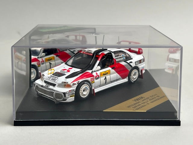 1:43 VITESSE V98096 Mitsubishi Lancer EVO.IV SAFARI Rally KENYA 1998 #1 T. Makinen R. Mannistenmaki model car