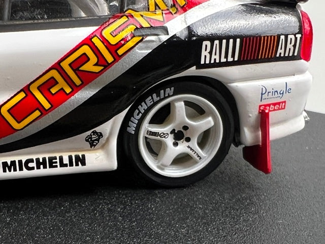 1:43 VITESSE V98064 Mitsubishi Carisma GT TAP PORTUGAL Rally 1997 #2 R. Burns R. Reid model car