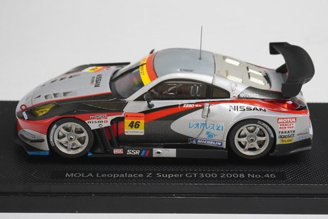 1:43 EBBRO 44117 Nissan Mora Leopalace Z Super GT300 2008 #46 model car