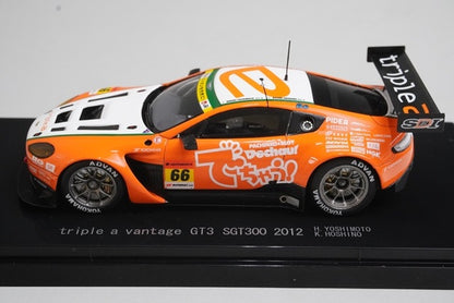 1:43 EBBRO 44752 Aston Martin Triple A Vantage GT3 SGT300 2012 #66 model car